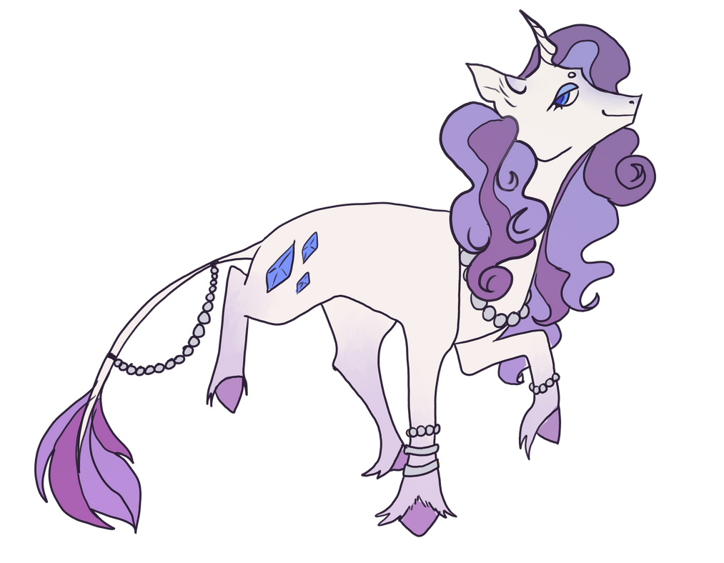 Rarity Redesign by umber1106 on DeviantArt