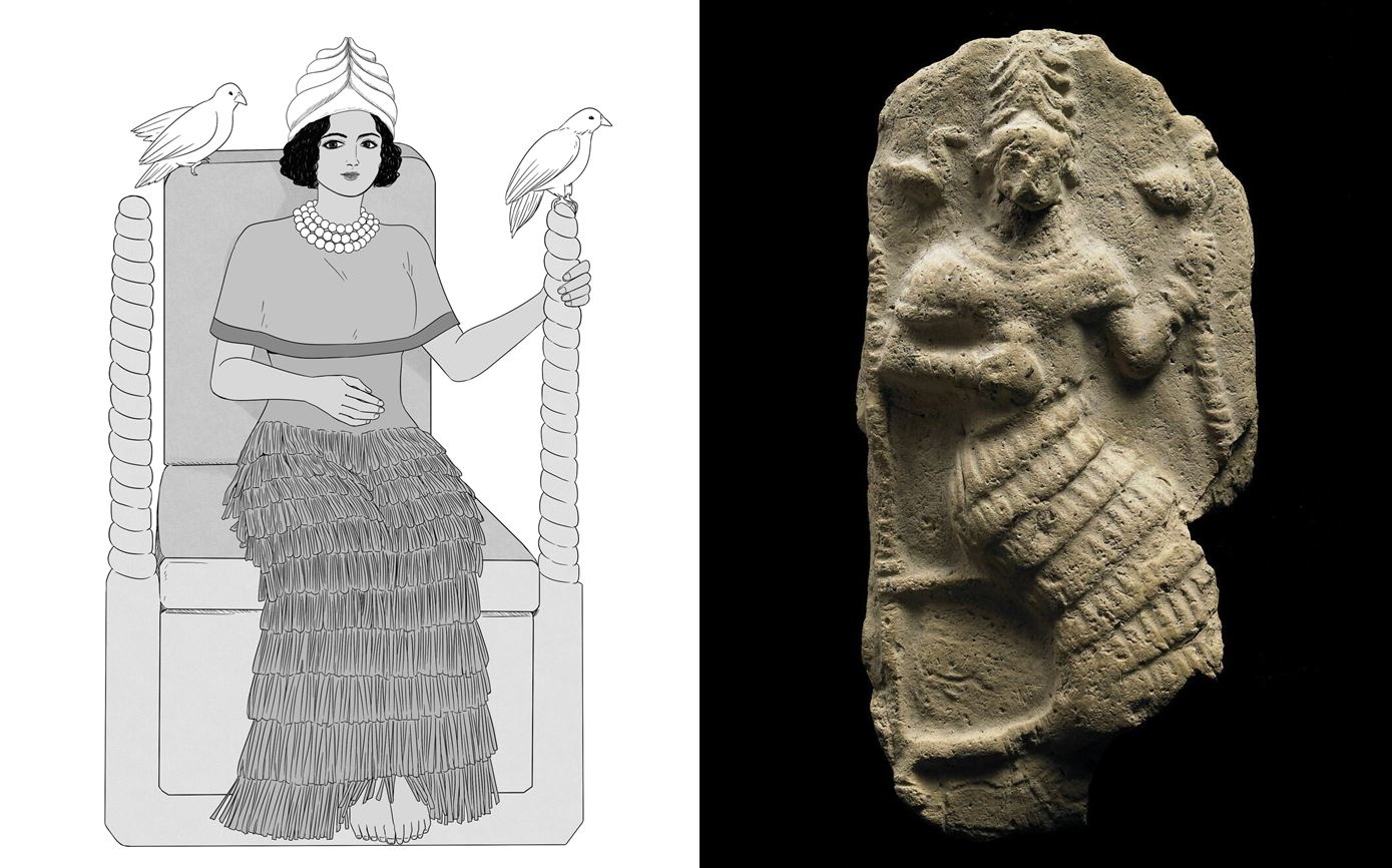Elamite Inlay One More Elamite Goddess by Maria-Bazhatarnik on DeviantArt