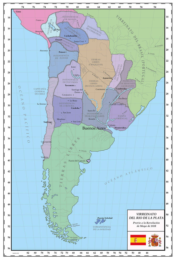 Virreinato del Rio de la Plata en 1810 by HanSoloVive on DeviantArt Virreinato del Rio de la Plata en 1810 by HanSoloVive on DeviantArt
