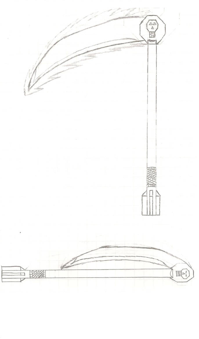 Death's combat sickle by BlaineDaymon on DeviantArt