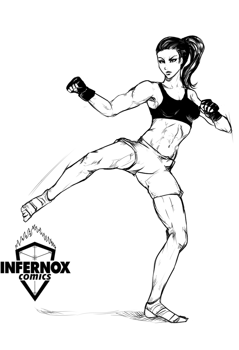 Darcy Kick Boxing By KRThompsonART