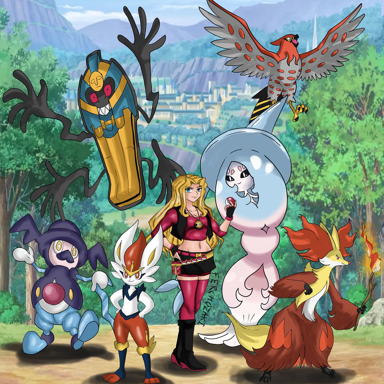 Sam Pegasus - Pokemon AU-