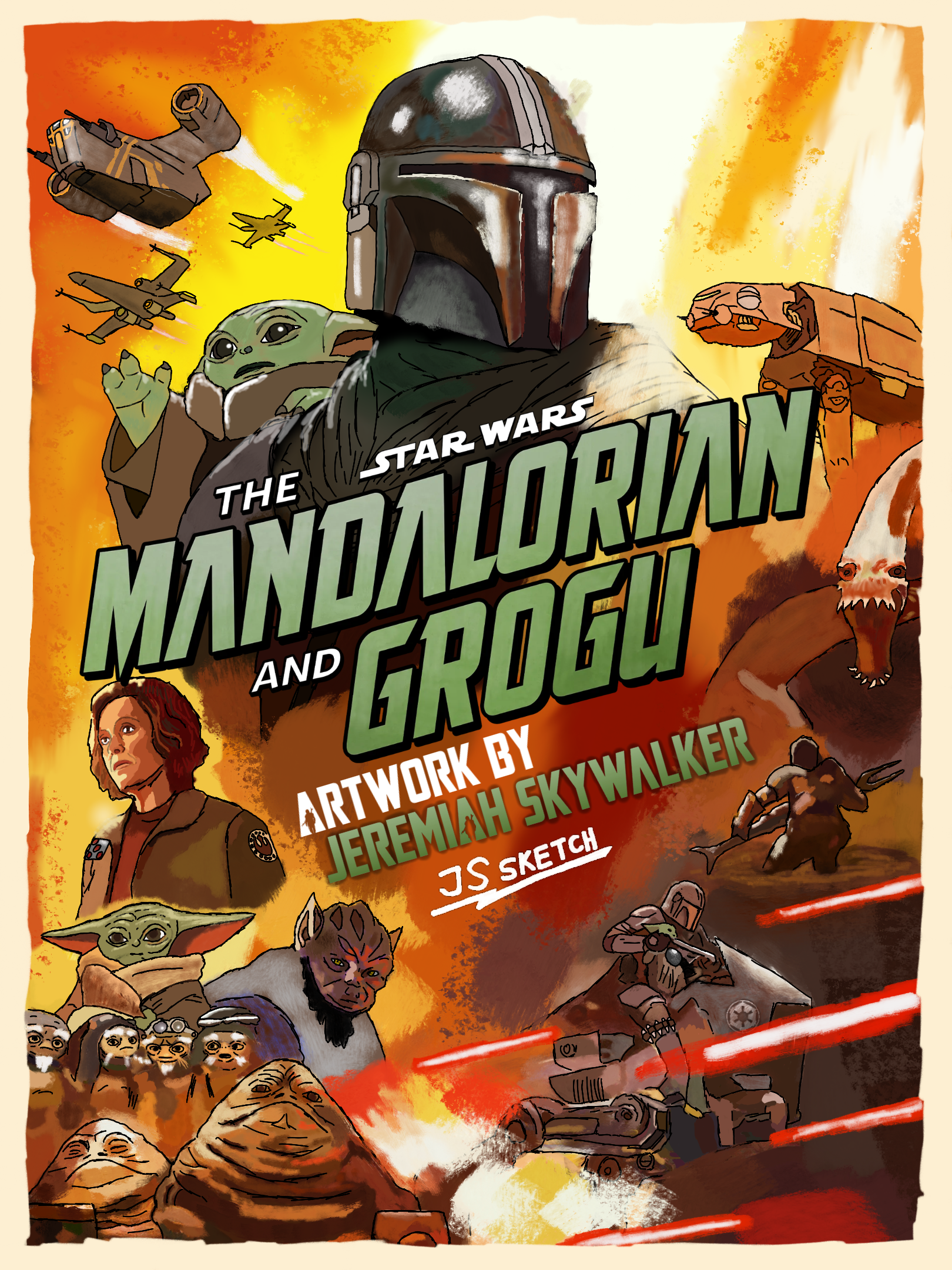 The Mandalorian and Grogu Star Wars Lucasfilm Disney