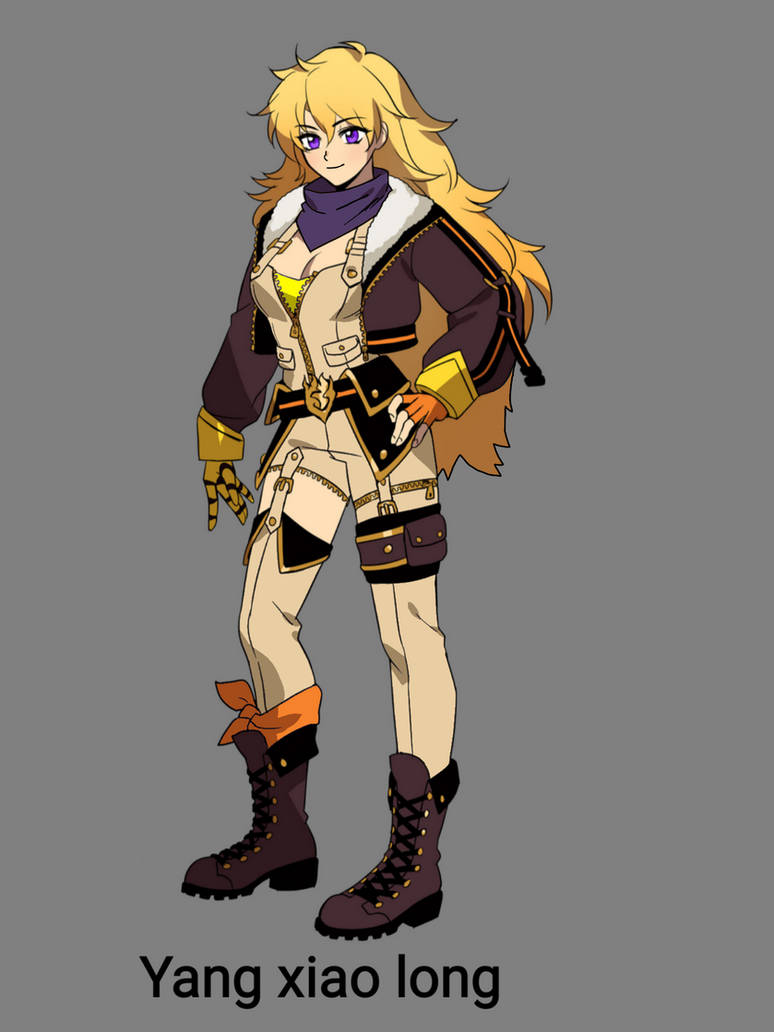 rwby yang xiao long volume 7 recolor by bradyhickman on DeviantArt