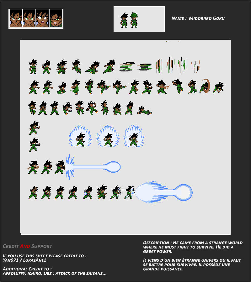 Project Goku All Univers 4 Midoriiro Goku By Said971 On Deviantart