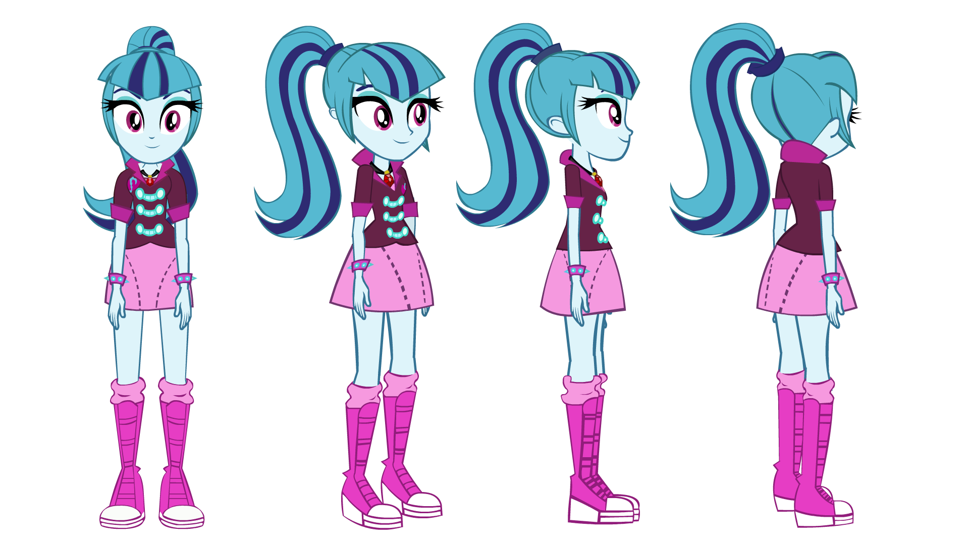 EqG Sonata Dusk Flash Puppet