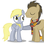 Doctor Derpy Hug