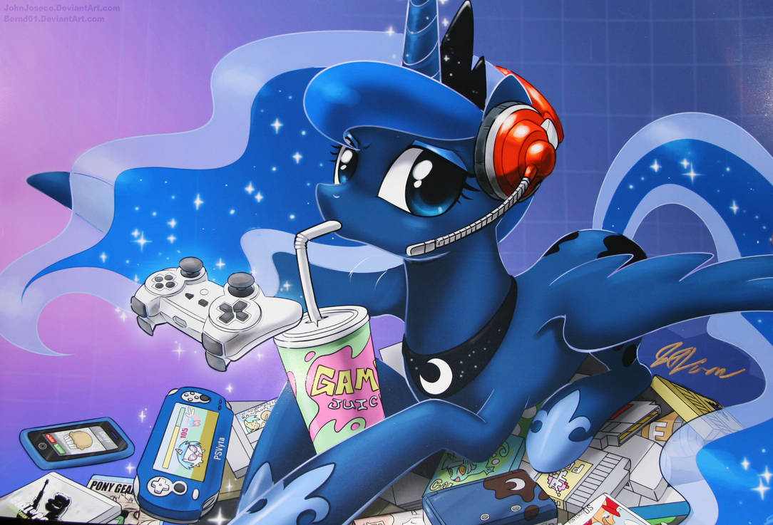 Gamer Luna - By: John Joseco by Bernd01