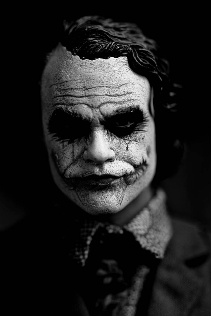 joker black 'n' white by lovethejoker on DeviantArt