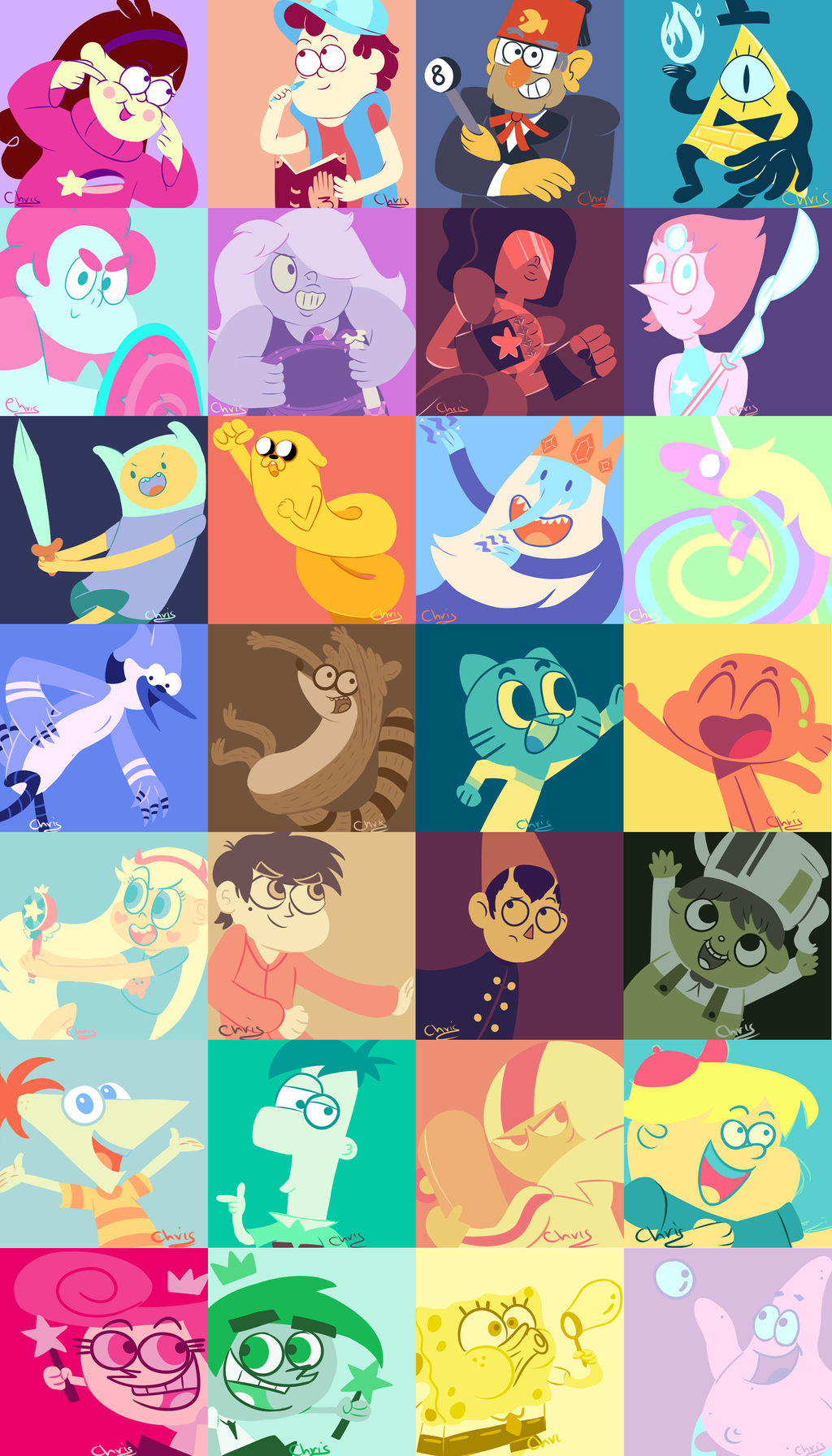 Cartoon Color Combinations Cartoons Collor Palette by ChrisRainicorn on DeviantArt
