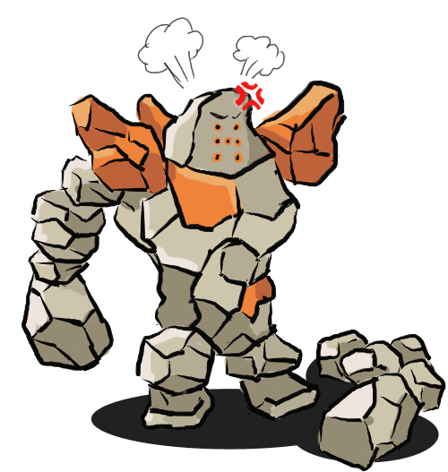 Regirock's Frustraition