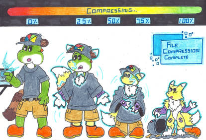 Compressing Cartoon Explore the Best Compression Art | DeviantArt