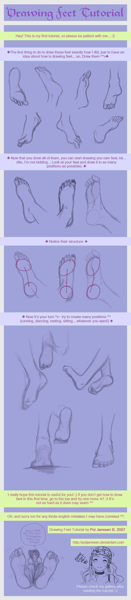 Drawing Feet Tutorial by PoiJanssen on DeviantArt