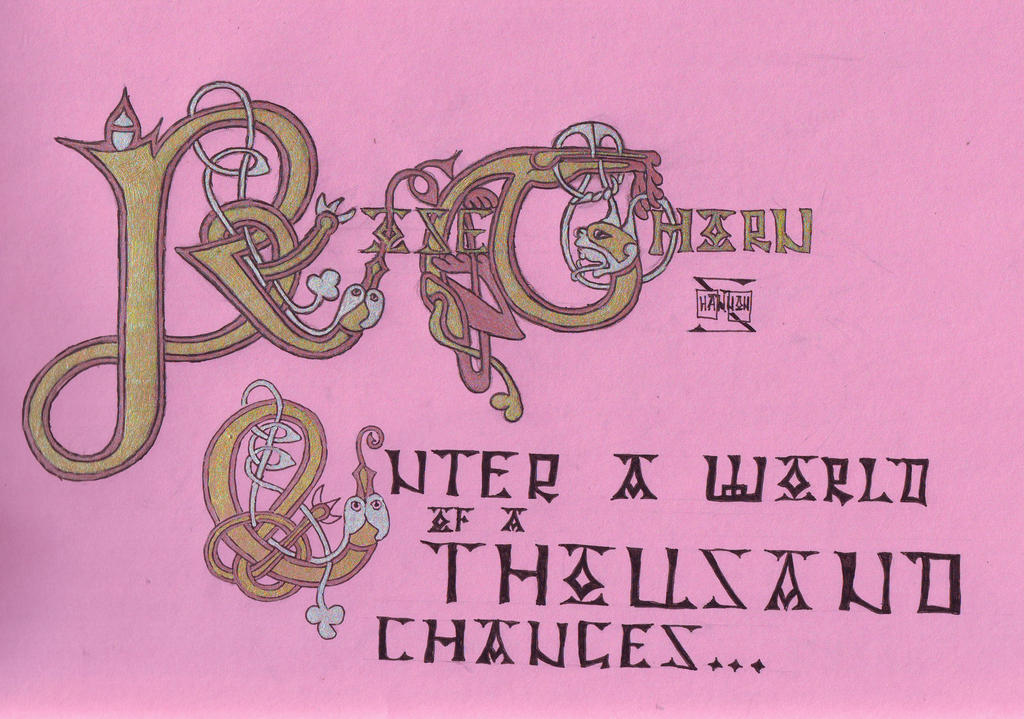 Relativity Calligraphy RT Artwork: Some Calligraphy Work... by BlueNightFire on DeviantArt