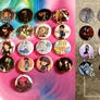 Mixed Fandom Buttons