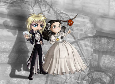 Jareth and Sarah Ballgown