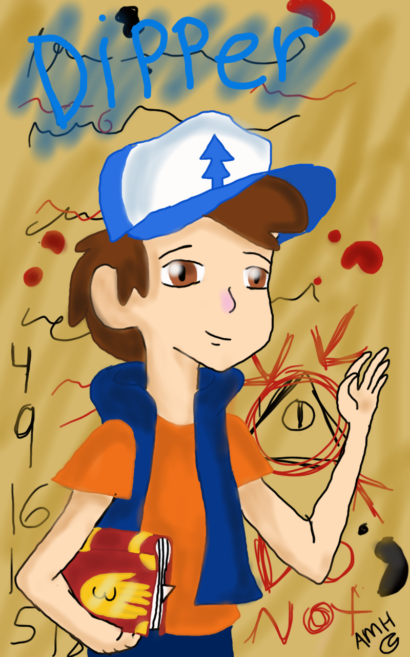 Dipper Pines by lunachanart on DeviantArt