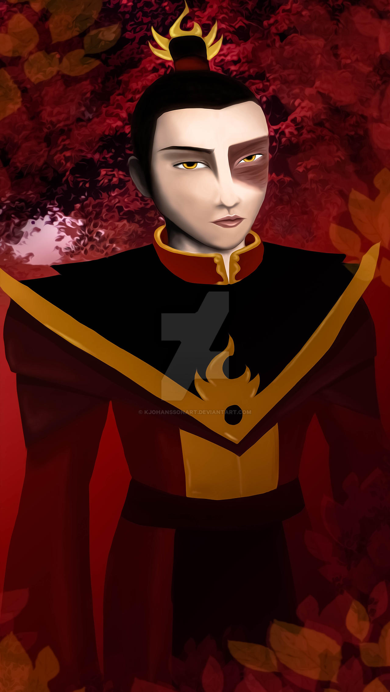 Fire Lord Zuko by KJohanssonArt on DeviantArt