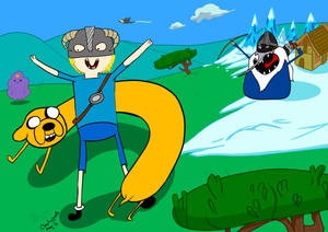 Hora de Aventuras Skyrim - Aventure Time in Skyrim