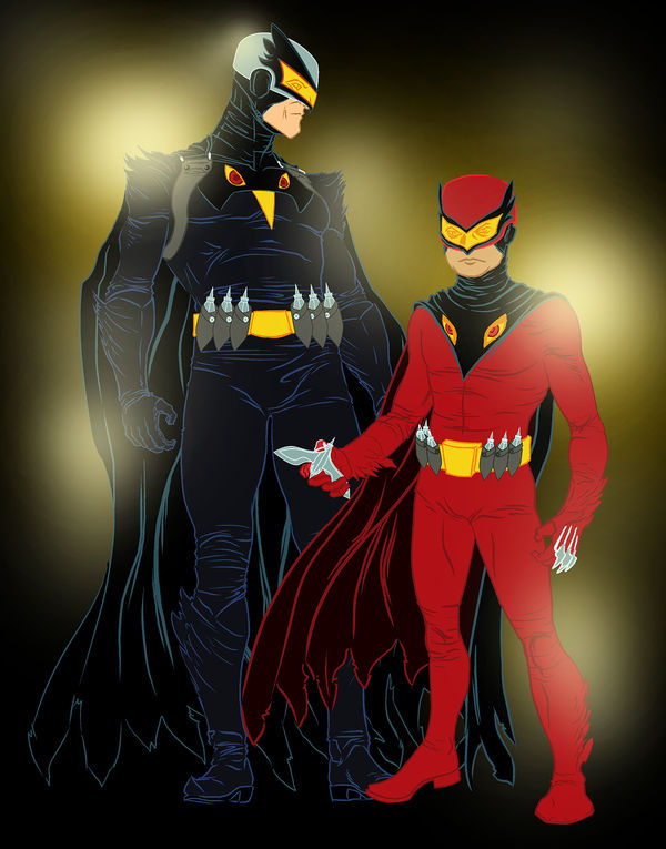 Cardinal Hawk Black Hawk and Cardinal by voirdire99 on DeviantArt