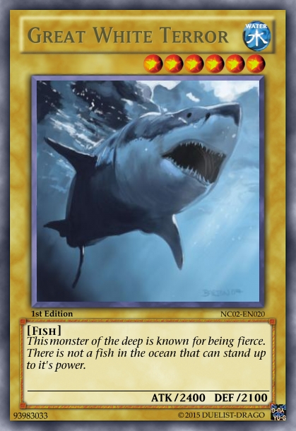 great white yugioh card Yugioh Great White SYE-SP009 1st Edition Moderately Played SPANISH