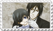 Ciel x Sebastian Stamp by AliceBlack19