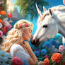 The Love of a Princess for Her Unicorn