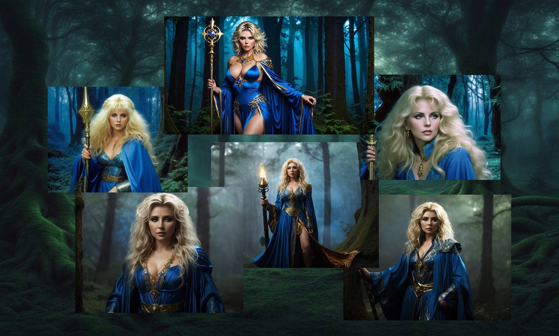 Golden Staff Sorceress of the Magic Woods - Altern