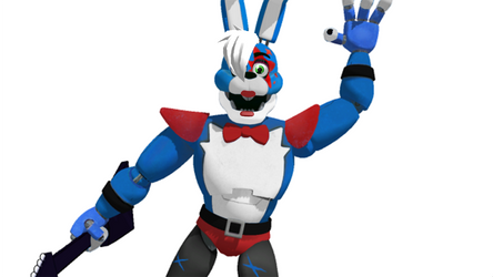 MMD FNAF SB Glamrock toy bonnie