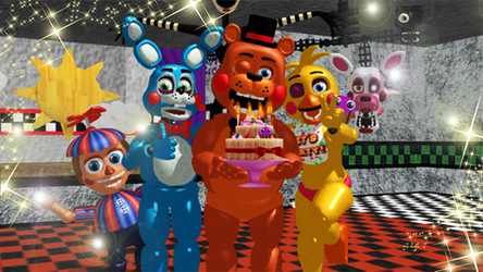 MMD FNAF 2 9 Anniversary