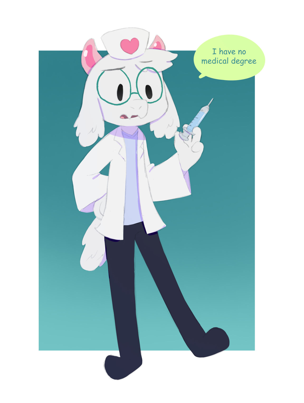 Absolute Ralsei Nurse Ralsei by SwerveAlec on DeviantArt
