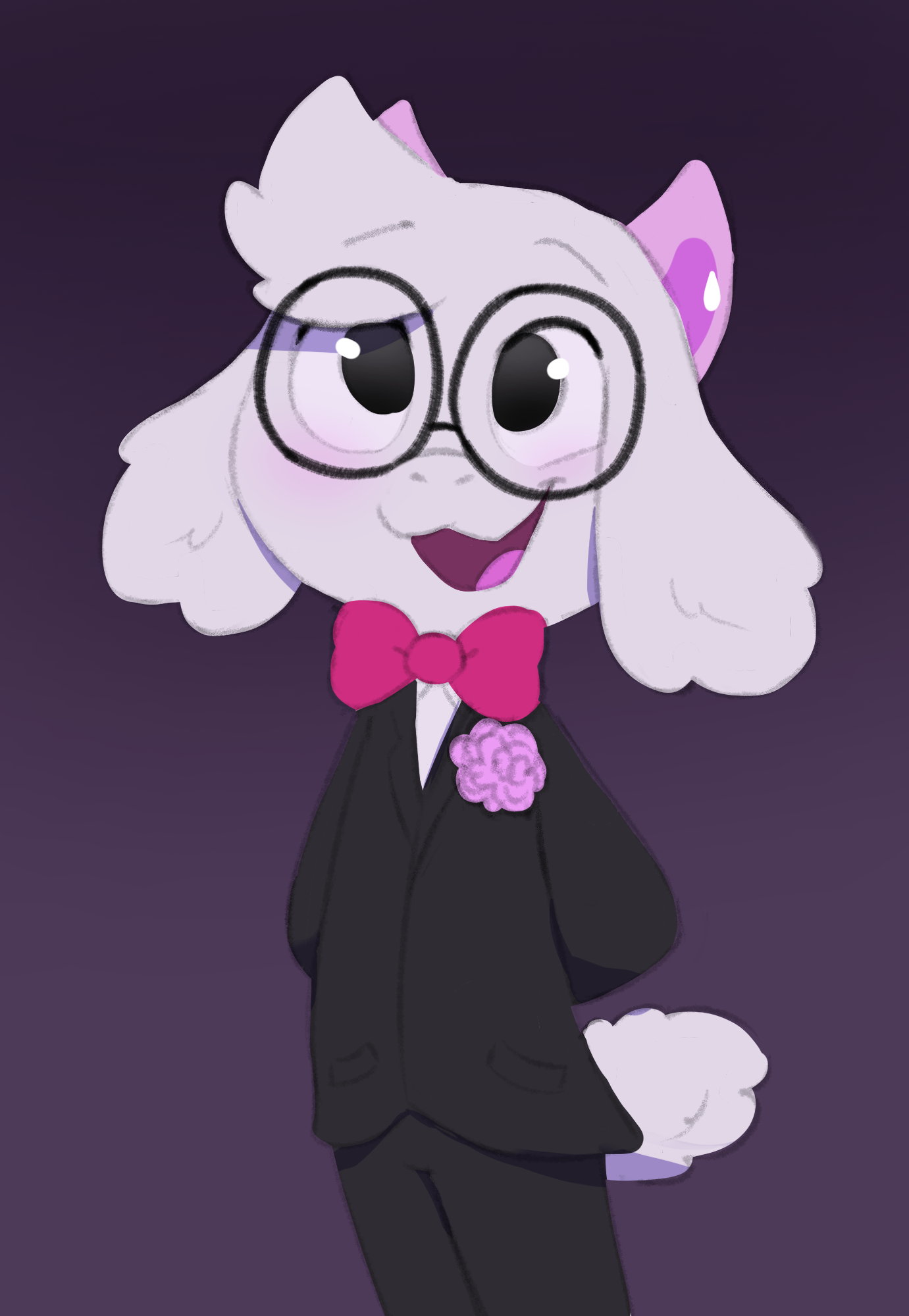 Butler Ralsei by SwerveAlec on DeviantArt