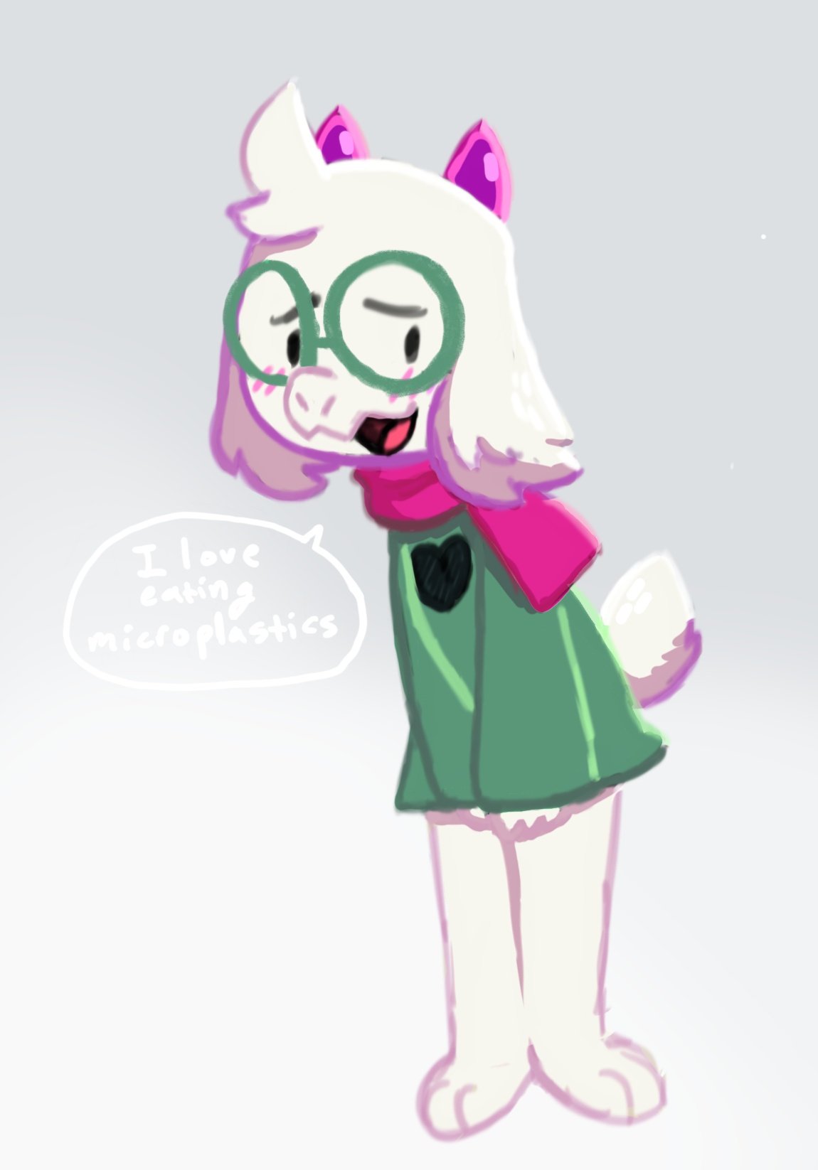 Little Ralsei Ralsei doodle by SwerveAlec on DeviantArt