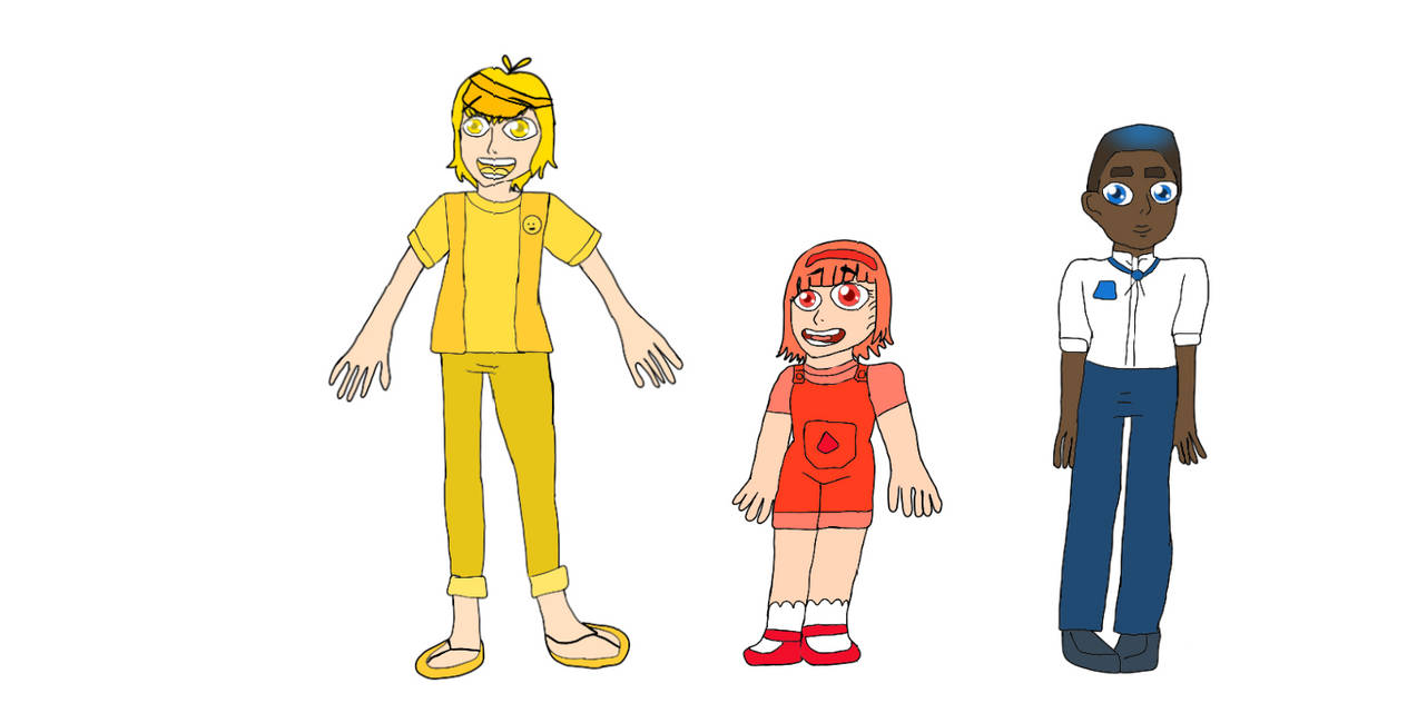 Colourblocks as Humans (Primary) by ChloTee on DeviantArt