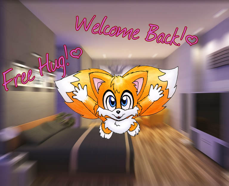 Tails Free Hug by Helio-Nyx on DeviantArt