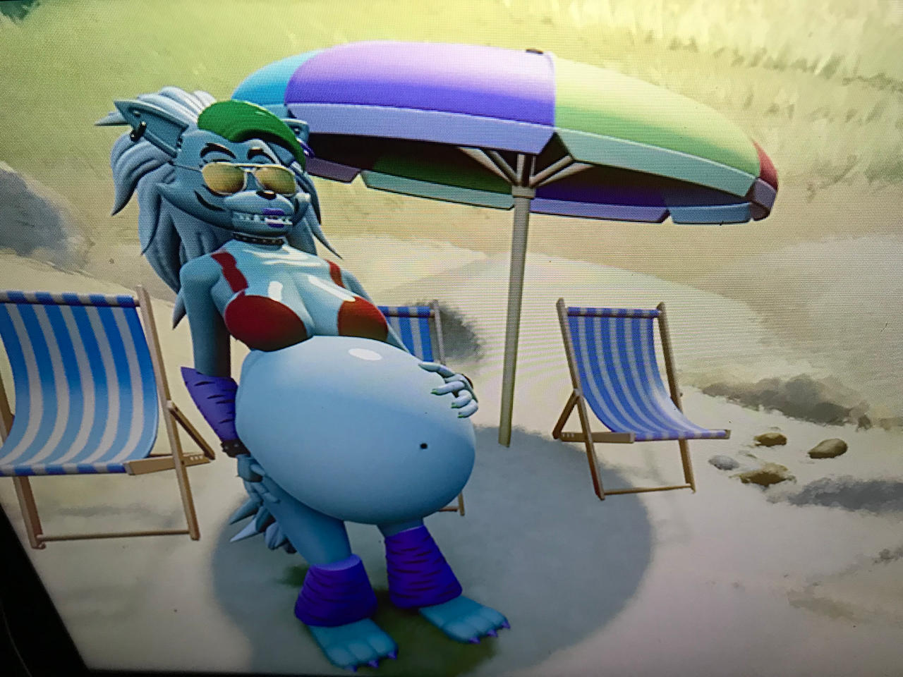 Sponge Doggo Doggo at the beach by Movable-solids on DeviantArt