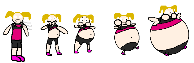 Montagraph Request Bitty's Self-inflation by BittyHeart on DeviantArt
