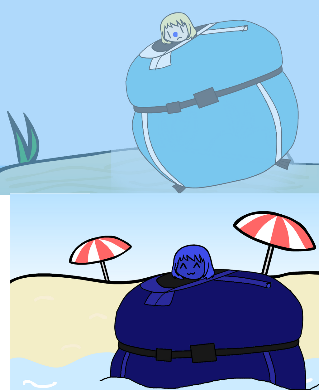 Underwater blueberry