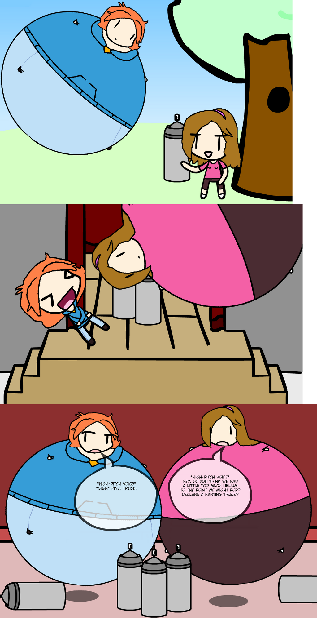 Gamer Girls Inflate War by BittyHeart on DeviantArt