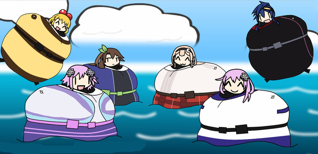 HyperInflate-A-Suit Neptuina by BittyHeart on DeviantArt
