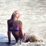 Wave Splashes Over Marloes