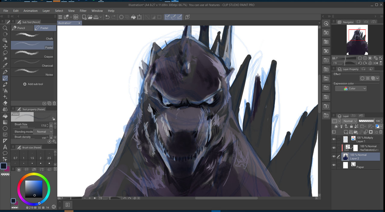Procreate Godzilla Godzilla by ifreet on DeviantArt