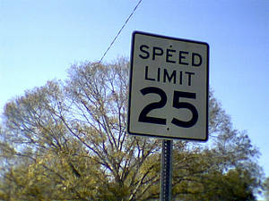 Speed Limit: 25