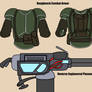 Roughneck Armor And Makeshift Energy Weapon