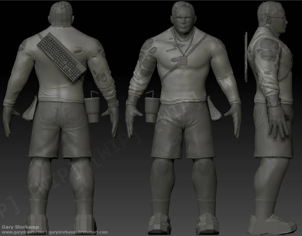 Tim Sweeney - Zbrush - Part 3 by GaryStorkamp on DeviantArt