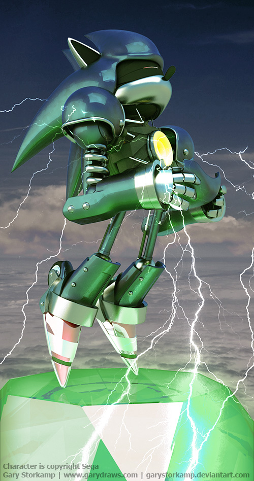 Mecha Sonic by Owaka on DeviantArt