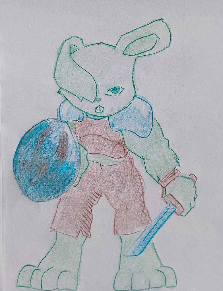 Rabbit Knight by Mauricio-Psy on DeviantArt