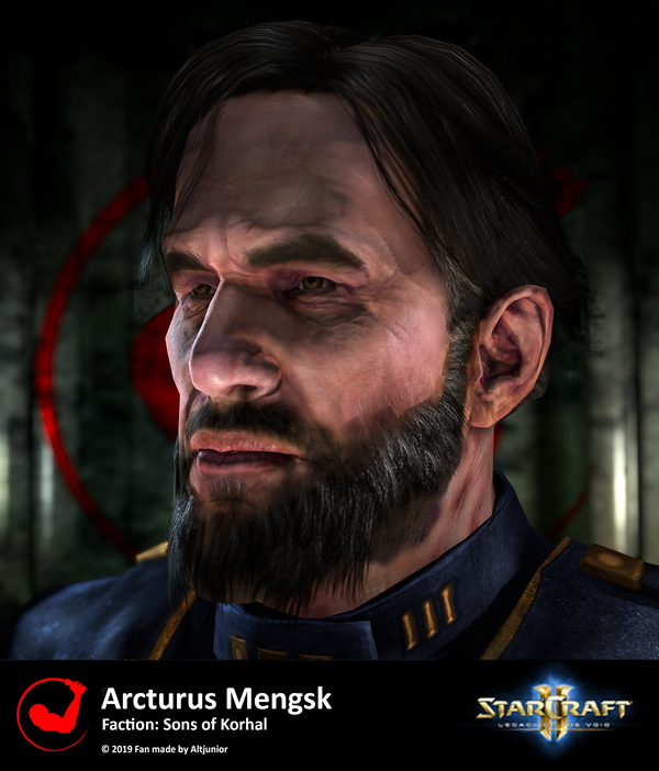 Arcturus Mengsk (Brood War Portrait) by altjunior on DeviantArt