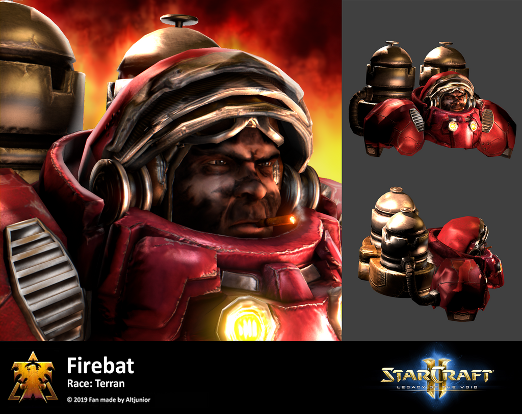 Firebat SC1 (Portrait) by altjunior on DeviantArt