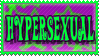 Hypersexual